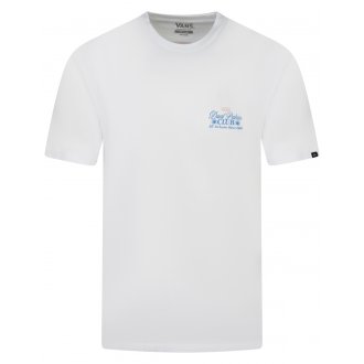 Tee-shirt avec col rond Vans en coton blanc