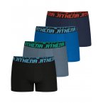 Boxers Athena en coton multicolores, lot de 4