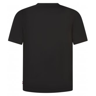 T-shirt Tommy Hilfiger Big & Tall Grande Taille coton avec manches courtes et col rond noir