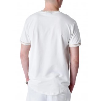 Tee-shirt à col rond Project X avec des manches courtes blanc