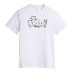 T-shirt droit à col rond Levi's® en coton blanc