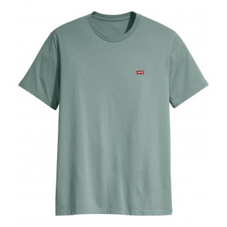 T-shirt droit à col rond Levi's® en coton vert