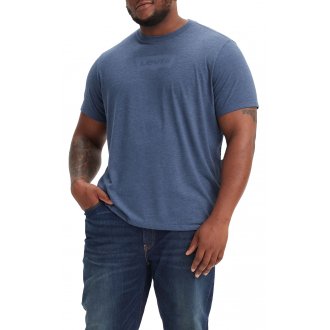 T-shirt Levi's® Grande Taille coton avec manches courtes et col rond indigo