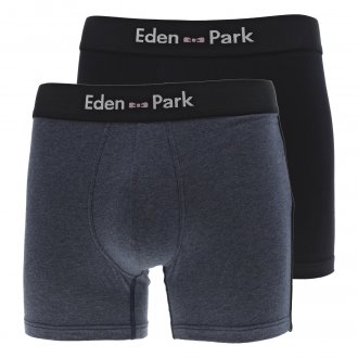 Lot de 2 boxers avec une coupe fermée Eden Park en coton multicolore