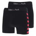 Lot de 2 boxers avec une coupe fermée Eden Park en coton nuit