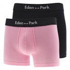 Lot de 2 boxers avec une taille élastiquée Eden Park en coton multicolore
