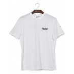T-shirt Eden Park coton avec manches courtes et col rond blanc