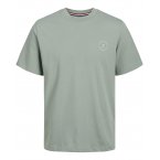 T-shirt Premium coton avec manches courtes et col ras du cou vert d'eau