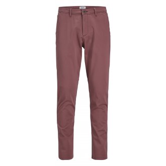 Pantalon Premium coton mélangé framboise