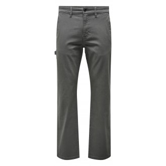Pantalon Only&Sons Edge Loose Work Pant coton anthracite