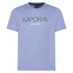 T-shirt col rond Junior Garçon Kaporal en coton avec manches courtes bleu