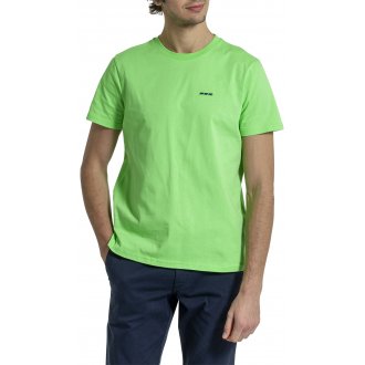 T-shirt Mise Au Green en coton biologique avec et col rond vert