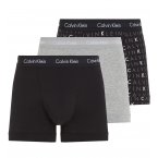 Boxers Calvin Klein Jeans en coton noirs monogrammes, lot de 3