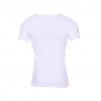 Tee-shirt col rond Paul Mariner en coton blanc 