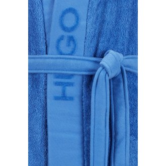 Kimono Hugo Boss Plain en coton d'Egypte bleu roi