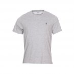 Tee-shirt col rond Polo Ralph Lauren en coton gris chiné