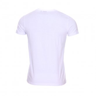 Tee-shirt col V Redskins en coton blanc