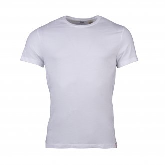 Lot de 2 tee-shirts col rond Levi's® en coton bleu marine et blanc