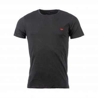 Lot de 3 tee-shirts Diesel Randal en coton stretch noir, gris chiné et blanc