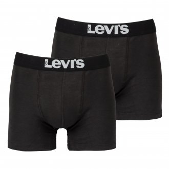 Lot de 2 boxers Levi's® en coton stretch noirs