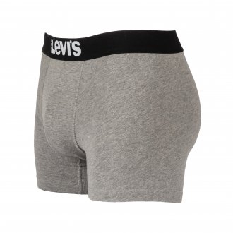 Lot de 2 boxers Levi's® en coton stretch gris chiné