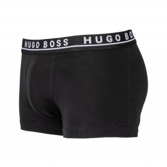 Lot de 3 boxers Hugo Boss en coton stretch noirs