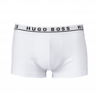 Lot de 3 boxers Hugo Boss en coton stretch blancs