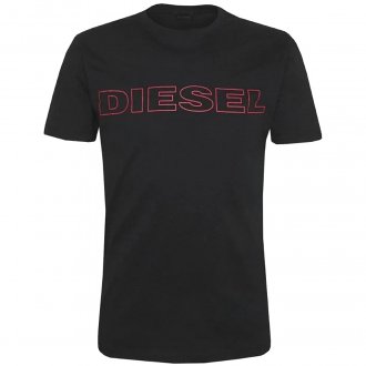 Lot de 2 tee-shirts Diesel en coton noir et bleu marine
