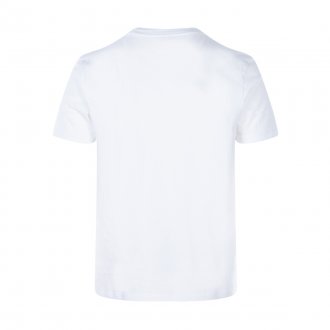 Tee-shirt col rond Armor Lux en coton blanc floqué