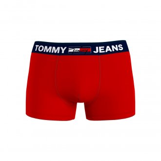 Boxer Tommy Jeans en coton biologique stretch rouge