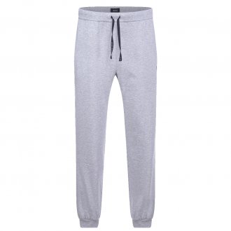 Pantalon de jogging Hugo Boss en coton stretch gris chiné