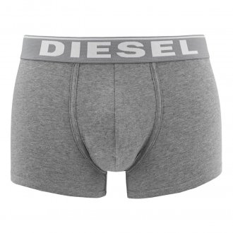Lot de 3 boxers Diesel Underwear en coton stretch noir, blanc et gris chiné
