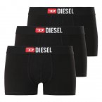 Lot de 3 boxers Diesel Underwear en coton stretch noir