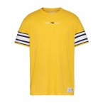 T-Shirt Tommy Hilfiger en coton jaune avec un col rond