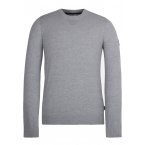 Pull col rond Kaporal Aero gris chiné