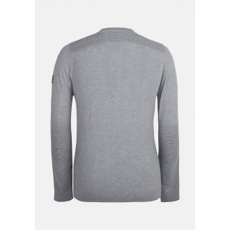 Pull col rond Kaporal Aero gris chiné