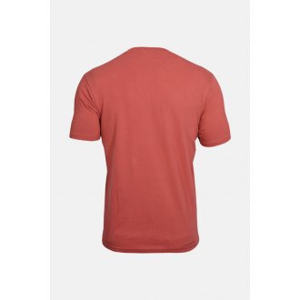 T-shirt col rond Kaporal Live en coton biologique rouille floqué