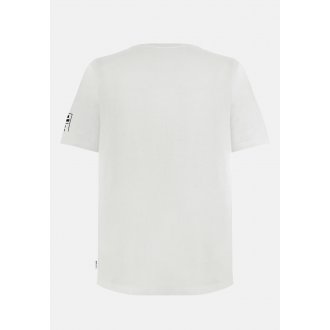 T-shirt col rond Kaporal Rois en coton biologique blanc floqué