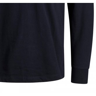 Tee-shirt manches longues Jack & Jones Premium en coton bleu marine