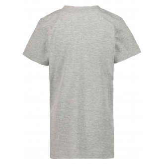 Tee-shirt col rond Levi's en coton gris floqué
