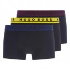 Lot de 3 boxers Hugo Boss en coton stretch noir