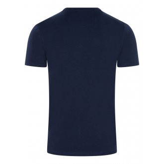 Lot de 2 tee-shirts col rond Kaporal en coton gris chiné et bleu marine