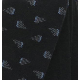 Lot de 3 paires de chaussettes Giorgio Armani en coton stretch mélangé noir