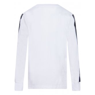 Tee-shirt manches longues Levi's Junior en coton blanc