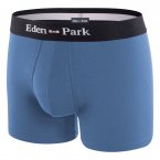 Boxer Eden Park en coton stretch bleu