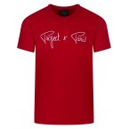 Tee-shirt col rond Project X en coton mélangé rouge