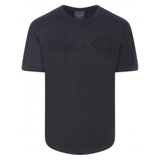 Tee-shirt à col rond Project X en coton mélangé noir