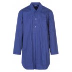 Chemise de nuit Guasch en coton bleu marine à motifs graphiques