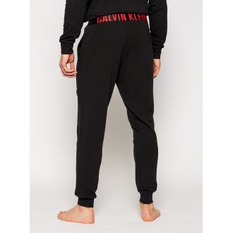 Jogging Calvin Klein en coton stretch mélangé noir