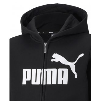 Sweat à capuche Puma en coton mélangé noir